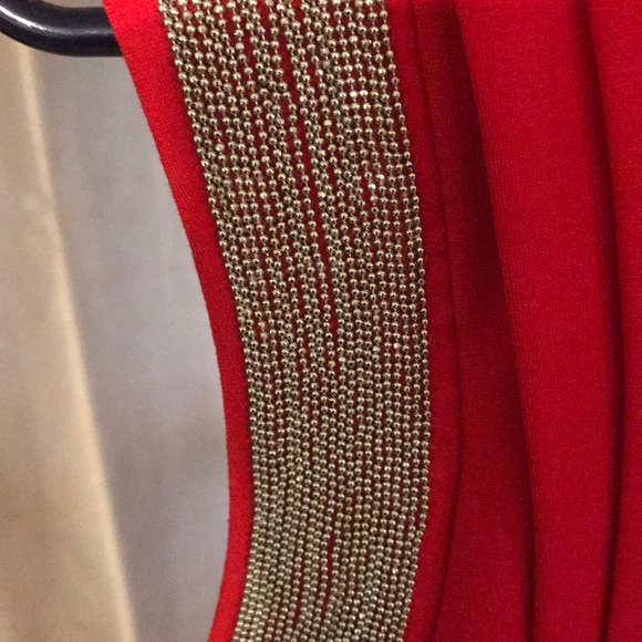 Red Cocktail Dress - Picture 3 of 5